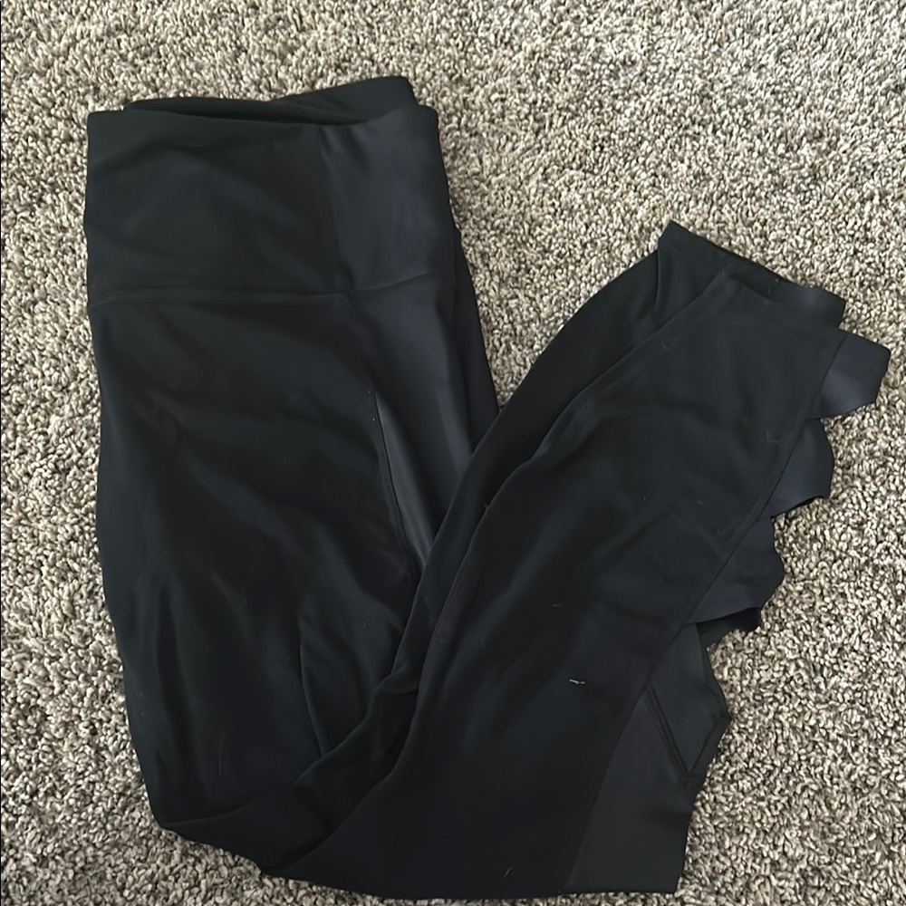 Black Leggings with cut out design